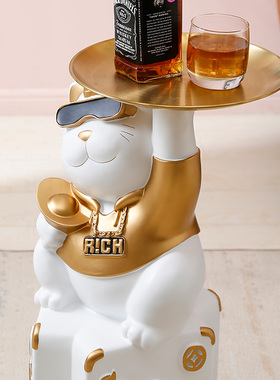 招财猫落地客厅摆件搬家开业礼物乔迁新居礼品迎宾大前台生意兴隆