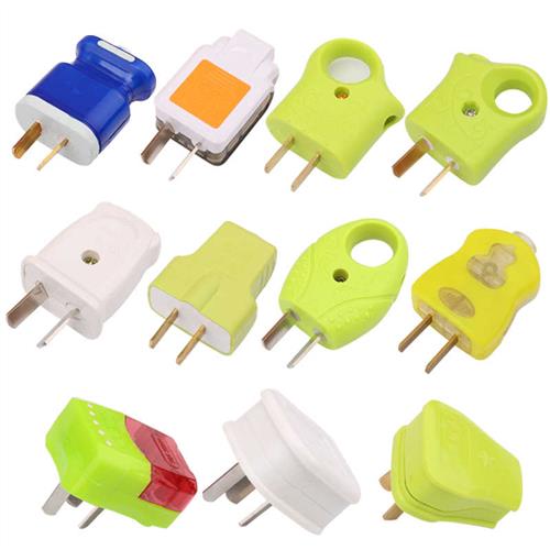 包邮纯铜二极插头空调插头三项电源接线插头2脚3脚单相插头