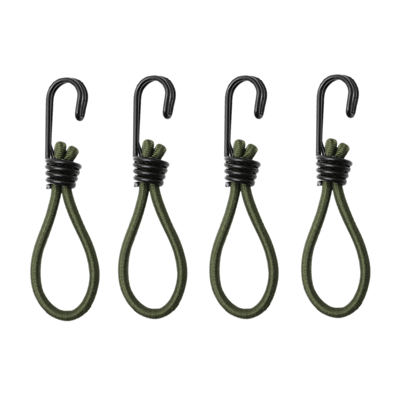 4Pcs Outdoor Elastic Tent Bungee Rope Camping Canopy Luggage