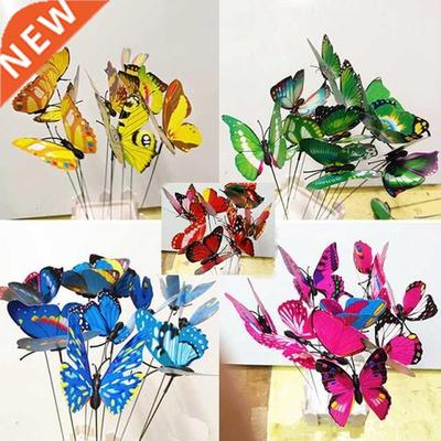 25pcs Bunch of Butterflies Garden Yard Planter Colorful Whim