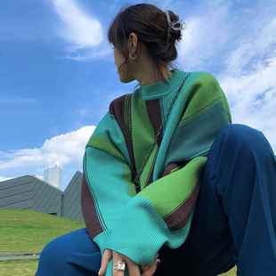 Matching Lazy New autumn and 新品 Wind Oversize winter Color