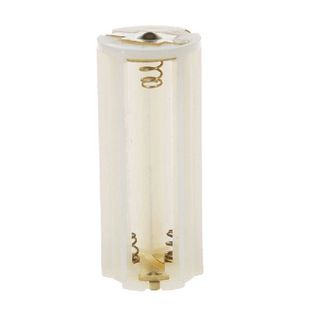 5 Pcs Round 3X 1.5V AAA Battery Holder Case Box & 1 Pcs