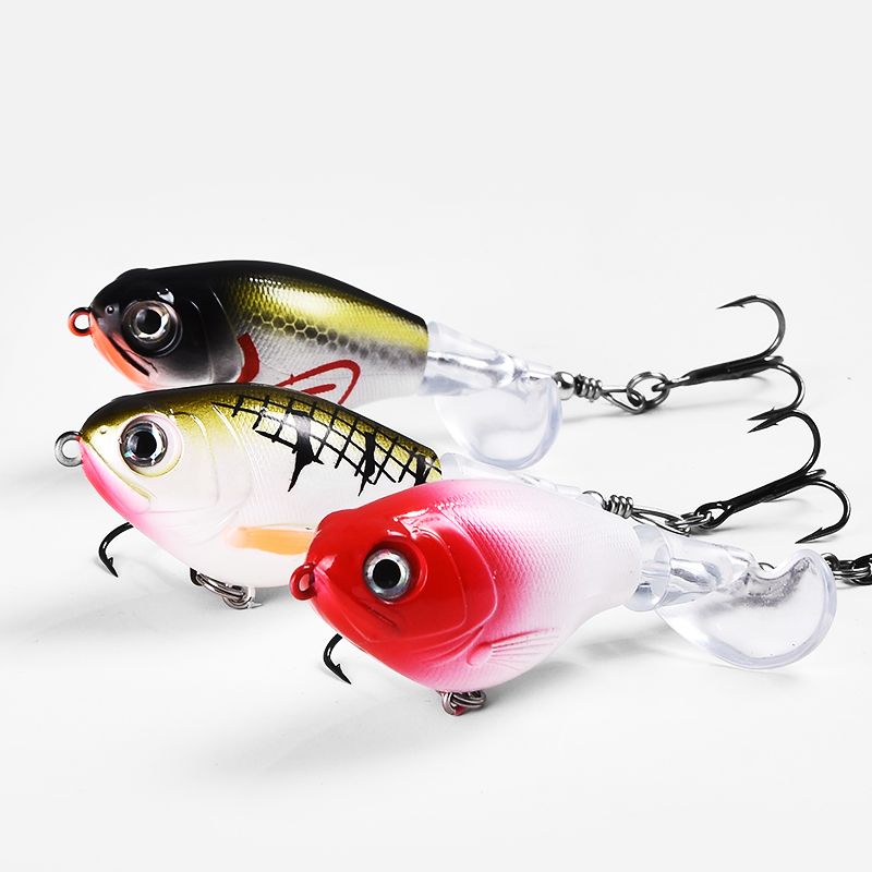 二代水面拖拉机路亚假饵水上系远投浮水铅笔钓鲈鱼黑鱼新款血槽钩