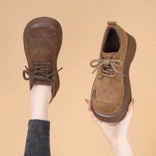 厚底增高勃肯鞋女秋季新款松糕