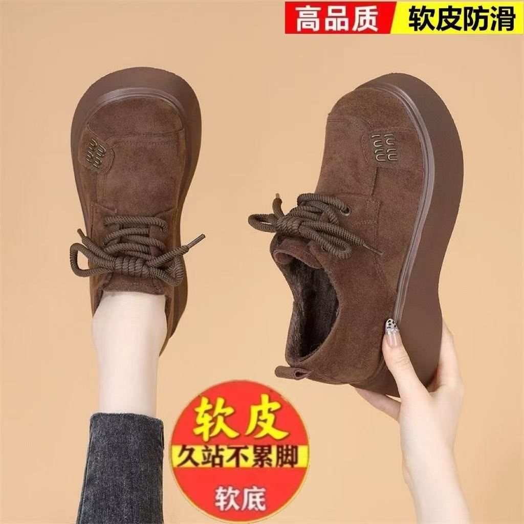 增高乐福鞋2025单鞋勃肯秋季新款