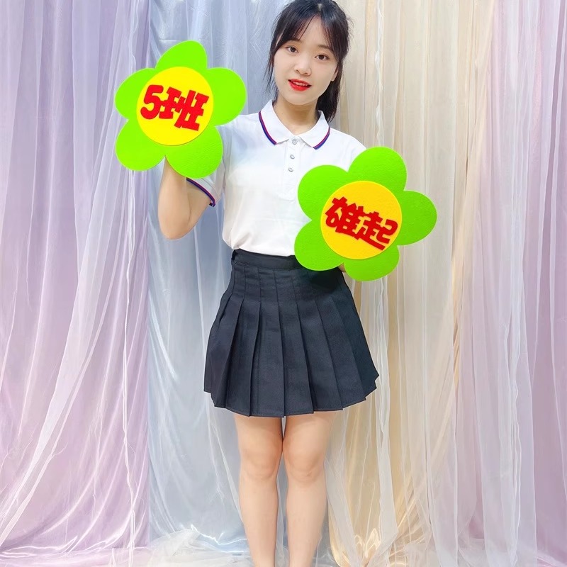 幼儿园小学生方阵队花朵手持物运动会入场创意道具啦啦队舞蹈手花