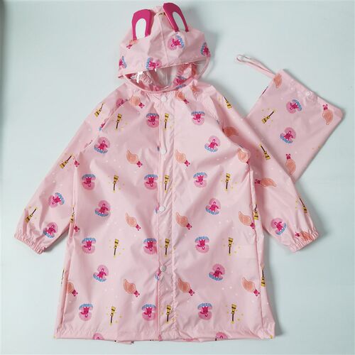 新款卡通轻薄速干透气男女小学生幼儿园宝宝防水雨衣书包位雨披