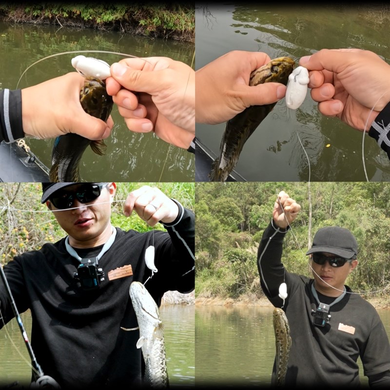 鲁野之字鼠路亚假饵浮水软虫防挂打黑雷强黑鱼仿生软饵