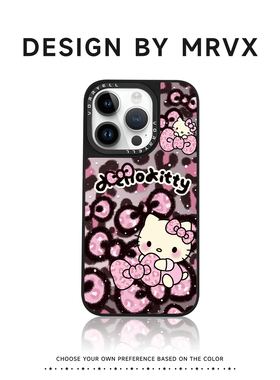 HelloKitty适用iPhone17手机壳新款苹果16promax创意magsafe磁吸15pro带镜子14plus高颜值ip13卡通ins风i12女