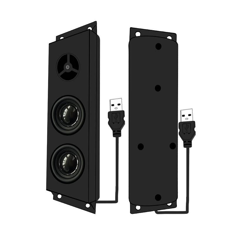 20060人工智能语音8欧5W瓦按摩沙发床垫USB小音箱腔体扬声器喇叭