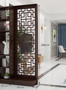 入户进门屏新式玄关柜隔断柜风镂客厅装饰酒柜简约MZB中现代小空