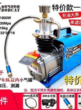 山猫a电动高压气CBV机340mpa高压充气泵0mp小型单缸打水冷打气机