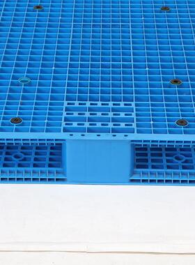 120网格双面塑料托盘叉车仓防潮55675垫板货架卡胶板栈板库物流1