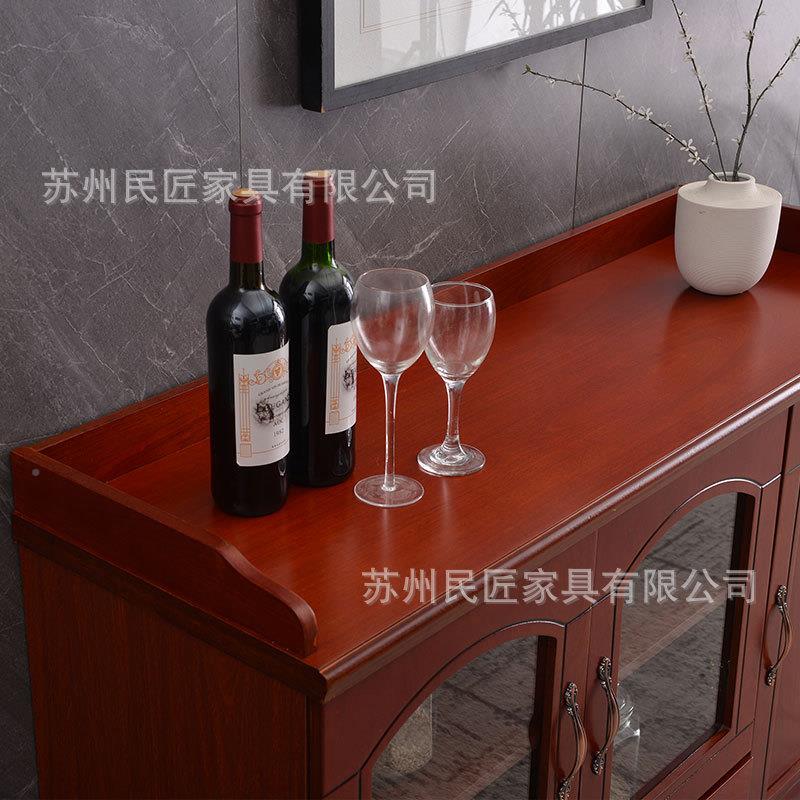 中办公室会议室茶水柜新柜式餐边带抽屉落地柜贴实木油SON漆皮茶