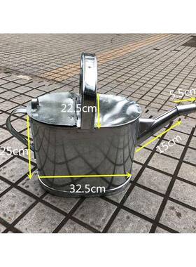 长嘴装其油壶油桶加油桶带盖备不用他纯手工作白铁皮84254锈钢油
