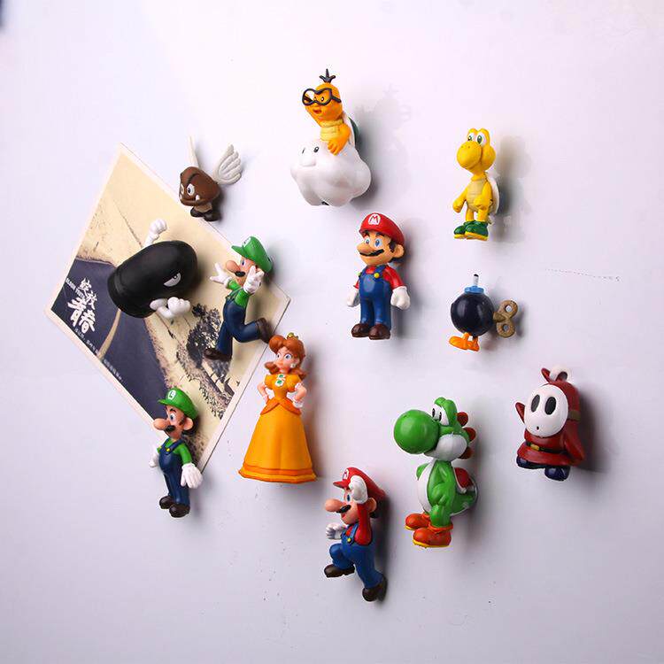 卡创意可爱卡通马创10b意超级莉合冰箱贴集磁通铁便贴照片贴