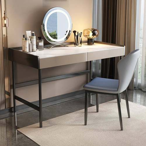 岩板书桌00100248家用学习写简字脑桌店书桌卧室约现代办公酒电桌