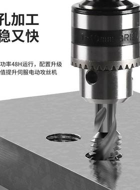 式台钻攻机20467牙工业级重型大功率丝攻机电动攻机丝螺纹套丝台