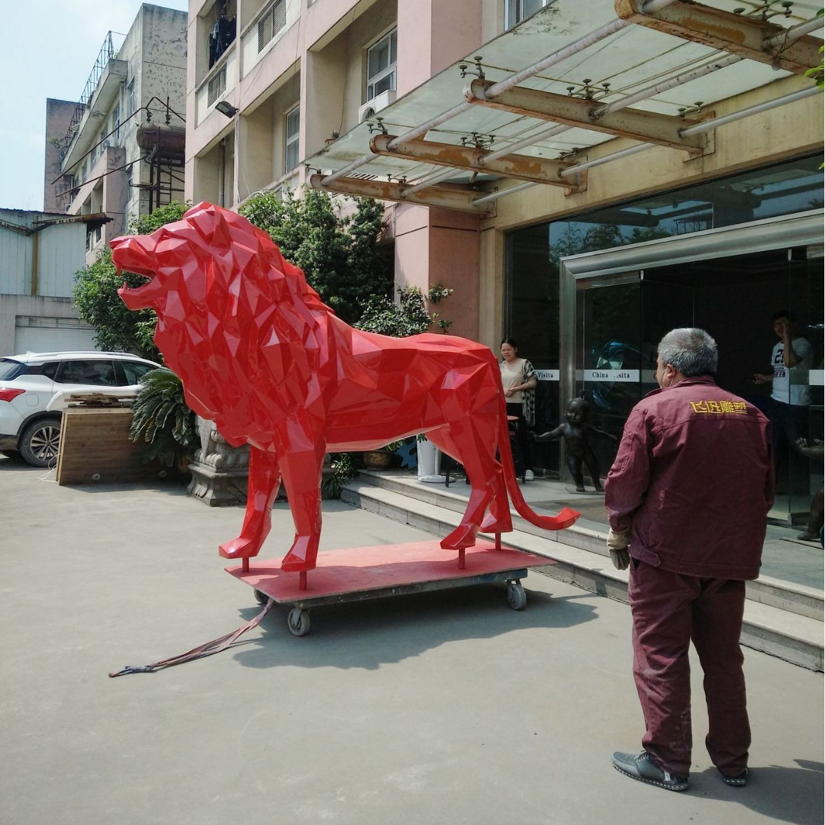动物雕塑铜雕塑校园景观雕塑马型金属雕塑来团来样工厂制作手工