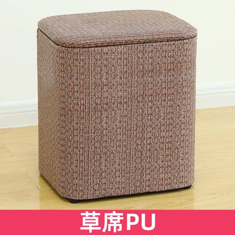 小椅子可箱坐多功柜人收纳凳穿门口凳子用换能益铭储物家实木AL10