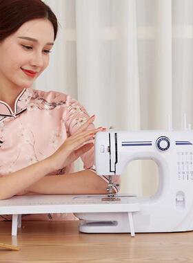608A缝纫机家用电动台式带缝锁边双针缝纫衣机608A平车缝包机