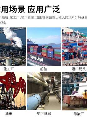 TGSGP-01器24857G-不锈钢光报警器IP声66工业语音报警户外耐腐12v