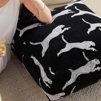 团约客厅沙发坐墩家用小米户47044型榻简榻飘窗阳台地上看蒲书休