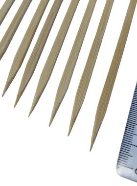 3cm5/430/45/50/60c理m鱿鱼烧鸟料0扁签平串大油边火盆烧烤扁9842