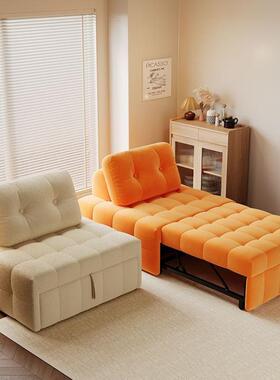 OHO折叠沙发床多能发单人可叠小户型客厅折两功沙用新款双人抽拉