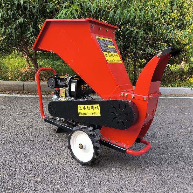 移动式树枝粉碎机小型用ZNY大马力碎木枝机林电启动园家果园碎机