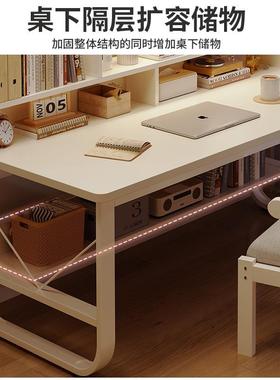 电脑桌现代简家桌用台36923式学生学习书带书架卧室约简桌易办公