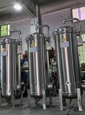 废生产304/3ZLC—10216L料不锈钢布袋式过滤器工业电泳漆涂冷却水