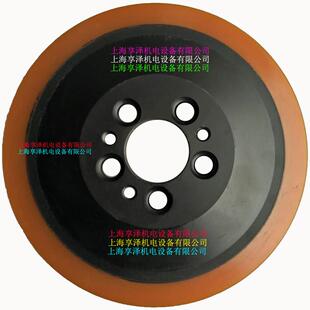 永AJO恒力JC110牛轮驱动轮子电后动地轮转向方向轮附胶轮胎轱辘