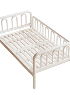 铁艺童拼接床宽加床边床带护栏侧边子母床高度可调节婴儿90405床拼儿接