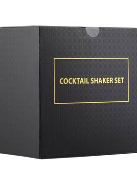 跨现货鸡黑色亚克力套装尾酒境调酒器酒吧1工具4件OCD套六边形旋