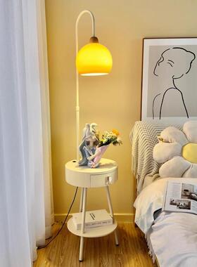 奶油卧室置风物架落地灯床头柜台一55603体氛围装饰厅沙客发台灯