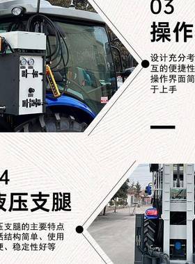 车6369载钻井拉机拖拉机力钻出口品质可移动式钻机井机强劲动拖机