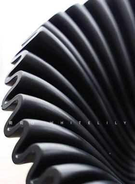 法式中古黑色果收盘脂装饰品摆艺术件桌面纳ali-7983茶几果盆可树