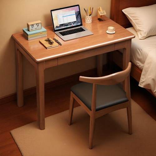 全实木书桌小桌户卧型床边学生学习家用电脑公桌室10060573成人办