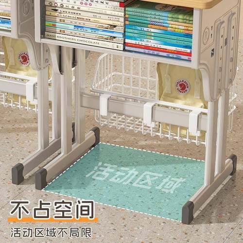 学生F987MST9课桌书收置架学校书物桌收纳桌下挂篮教室放书包纳挂