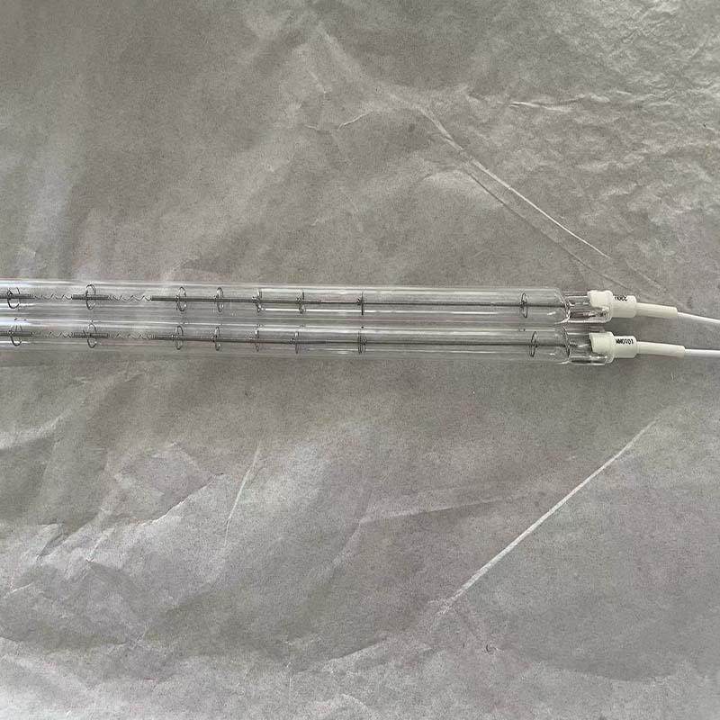 短波红外线加热灯管钨加丝卤素50486热管短石英波管加热工业发热