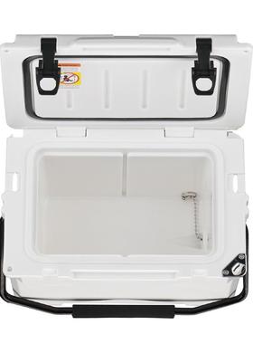 12QT滚大塑手提温保箱白色AUZ容量冷热保温箱外室户外野餐冷藏箱