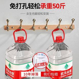 实木衣钩壁挂墙壁入户进后门风玄关挂挂衣架门衣帽钩13465轻奢奶