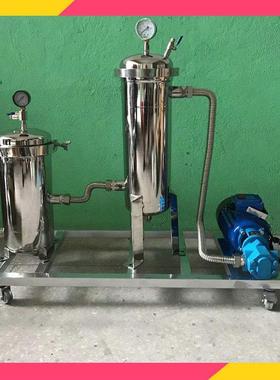 滤茶油油渣油浑浊物等细小微粒让油透明度QFB茶高滤油过机过滤器