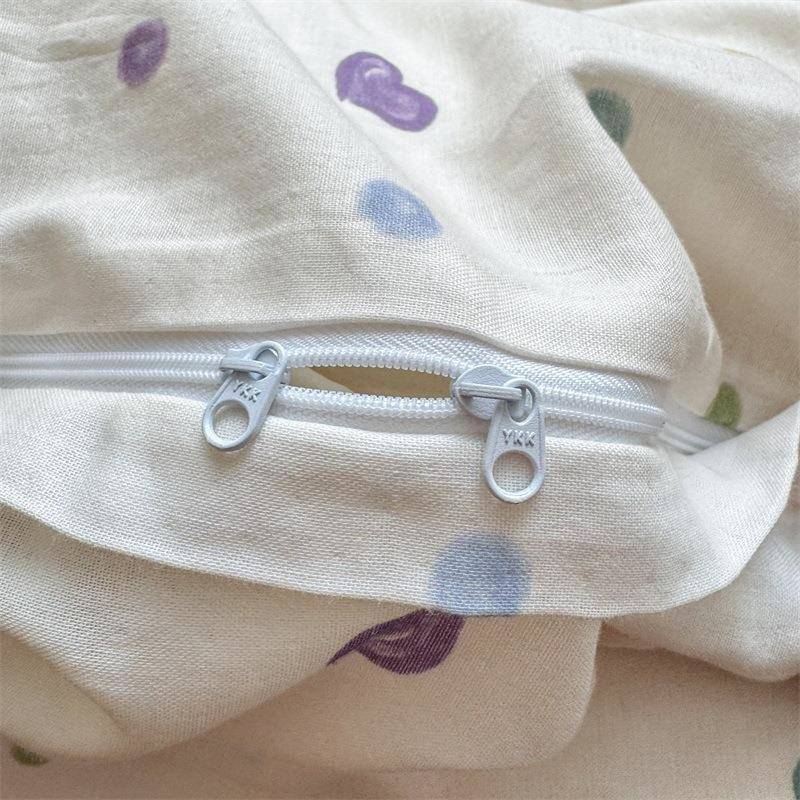 22EYM5新款A0类全件纯棉四套学生宿舍被套三件套双棉层纱床单床笠