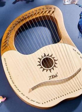 器1弦22513莱雅lyre169音便携式迷你箜篌里拉琴乐小竖琴琴厂家