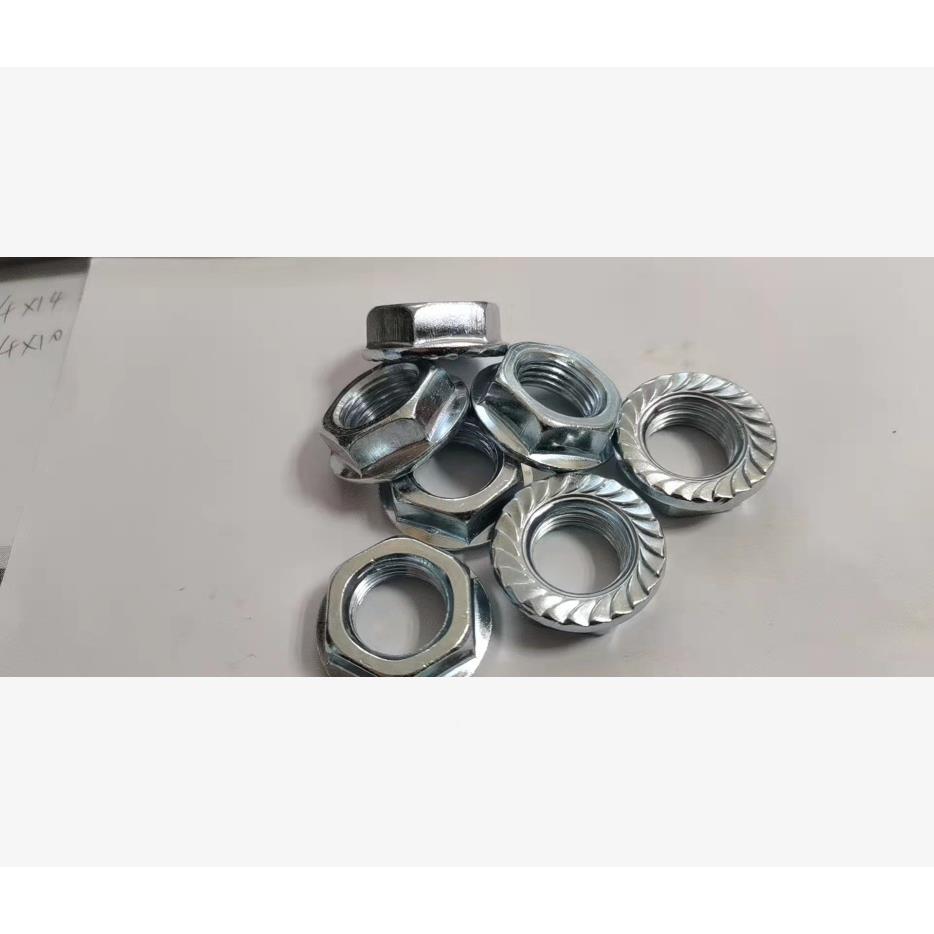 角法兰盖型螺母DIN92HZG1M617*.58.8级六蓝白锌