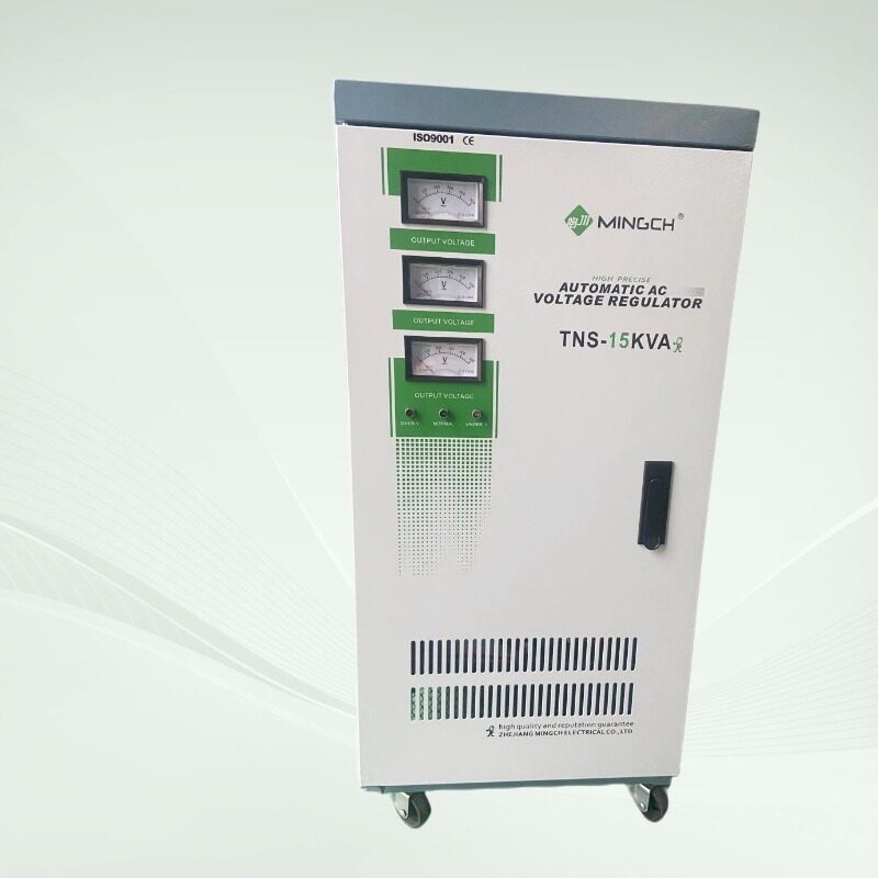 鸣川稳压器220V-415V三相调压交流电脑稳压电源控制柜智能稳压
