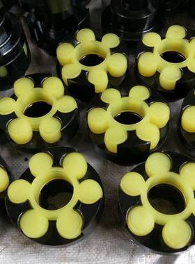 ML系列伺梅器花弹性联轴三爪式联器服电机大扭80769矩梅轴花连轴