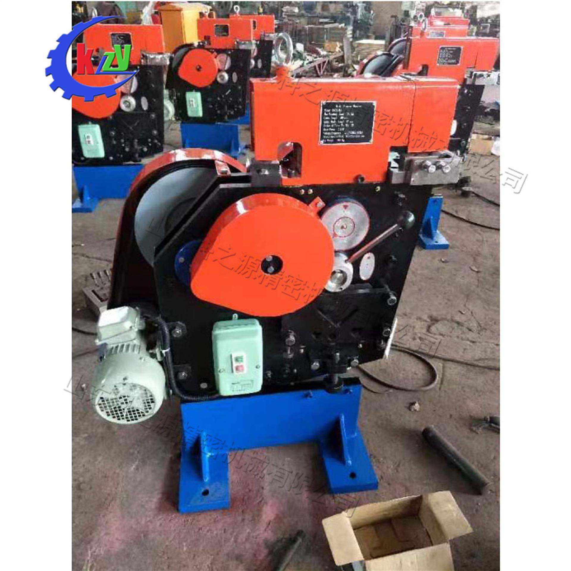 联合冲剪小型机电动式角铁孔OKU切断设备角钢槽钢型材冲剪切机